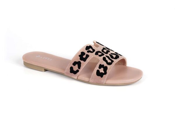 Stylish Leopard Print Slide Flats with Chic Design - Image 13
