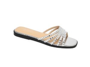 Soft Beige Flats with Classic Design