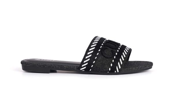 Unique Blue Slide Flats with Luxurious Design - Image 3