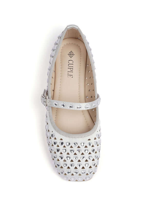 Girls' flats with an attractive shine - Image 6