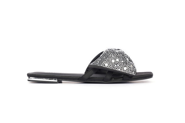 Metallic Pink Slide Flats with Luxurious Finish - Image 6