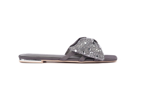 Metallic Pink Slide Flats with Luxurious Finish - Image 8