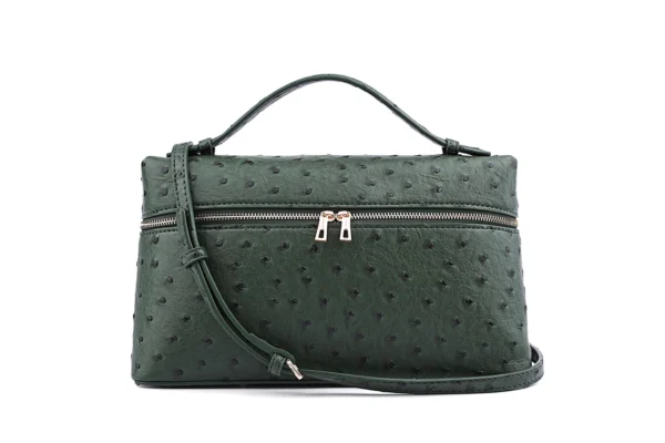 Black Textured Handbag for Women - Timeless Classic - Image 16