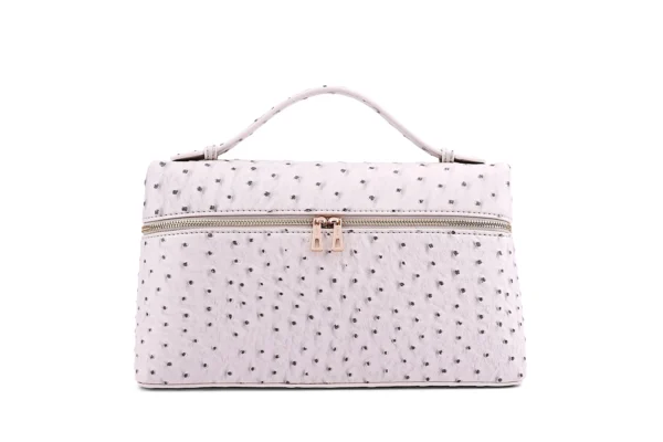 Black Textured Handbag for Women - Timeless Classic - Image 7