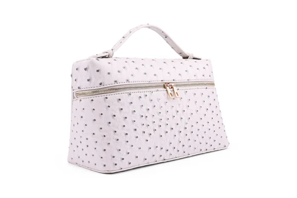Black Textured Handbag for Women - Timeless Classic - Image 8
