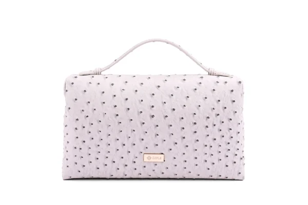 Black Textured Handbag for Women - Timeless Classic - Image 10