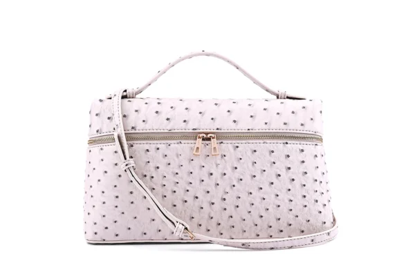 Black Textured Handbag for Women - Timeless Classic - Image 11