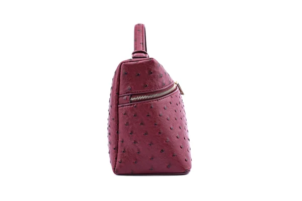 Black Textured Handbag for Women - Timeless Classic - Image 4