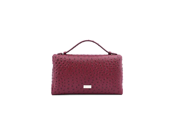 Burgundy Elegant Handbag for Women - Evening Accessory - Image 25