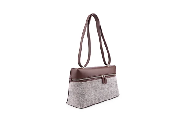 Compact Textured Handbag - Versatile Occasion Bag - Image 6