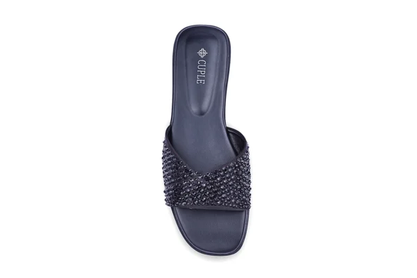Cuple F1469-02 Knitted Flat Slipper - Image 4