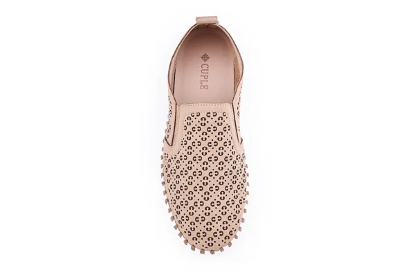 Cuple S1112-06 Beige Slip-On Casual Shoes for Women - New Collection Lightweight Comfort - Image 10