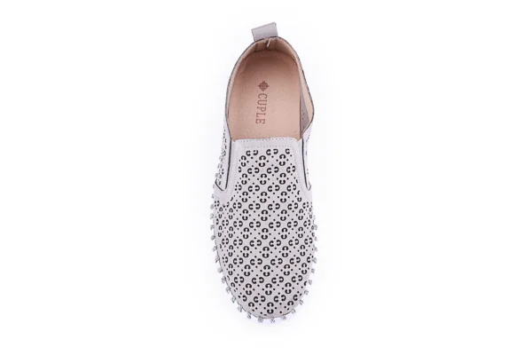Cuple S1112-06 Beige Slip-On Casual Shoes for Women - New Collection Lightweight Comfort - Image 6