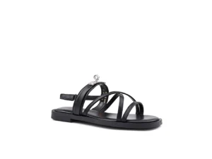 New Girl G1197-09 Girls Casual Shoes | Black White Beige Colors