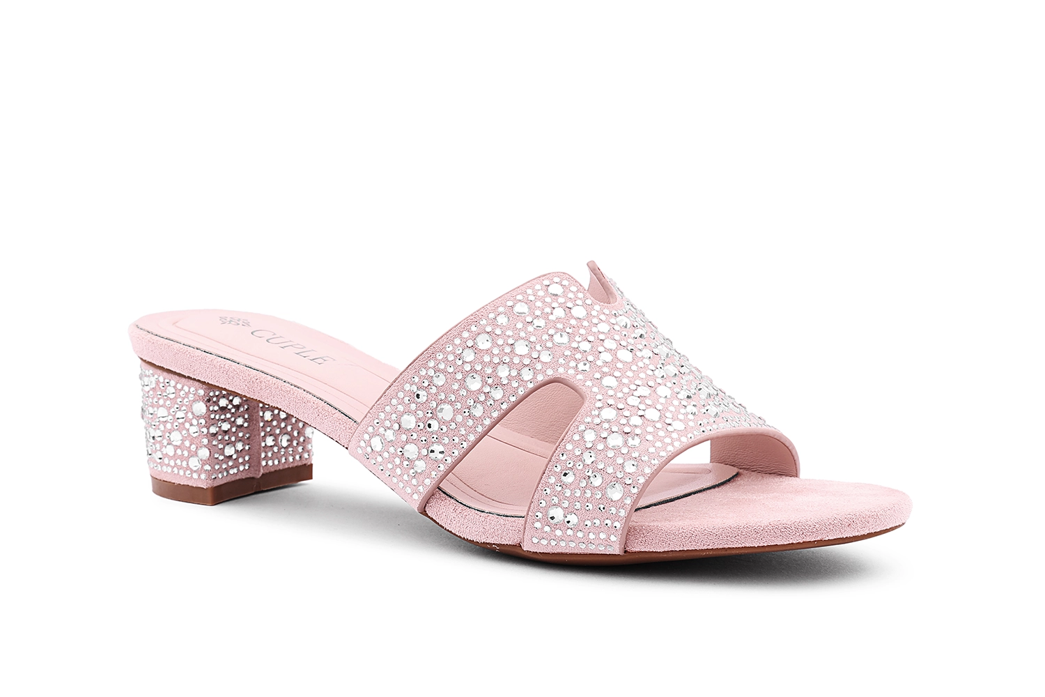 Cuple F1554-02 New Collection Heel Slipper | Women's Comfort Slippers - Image 13