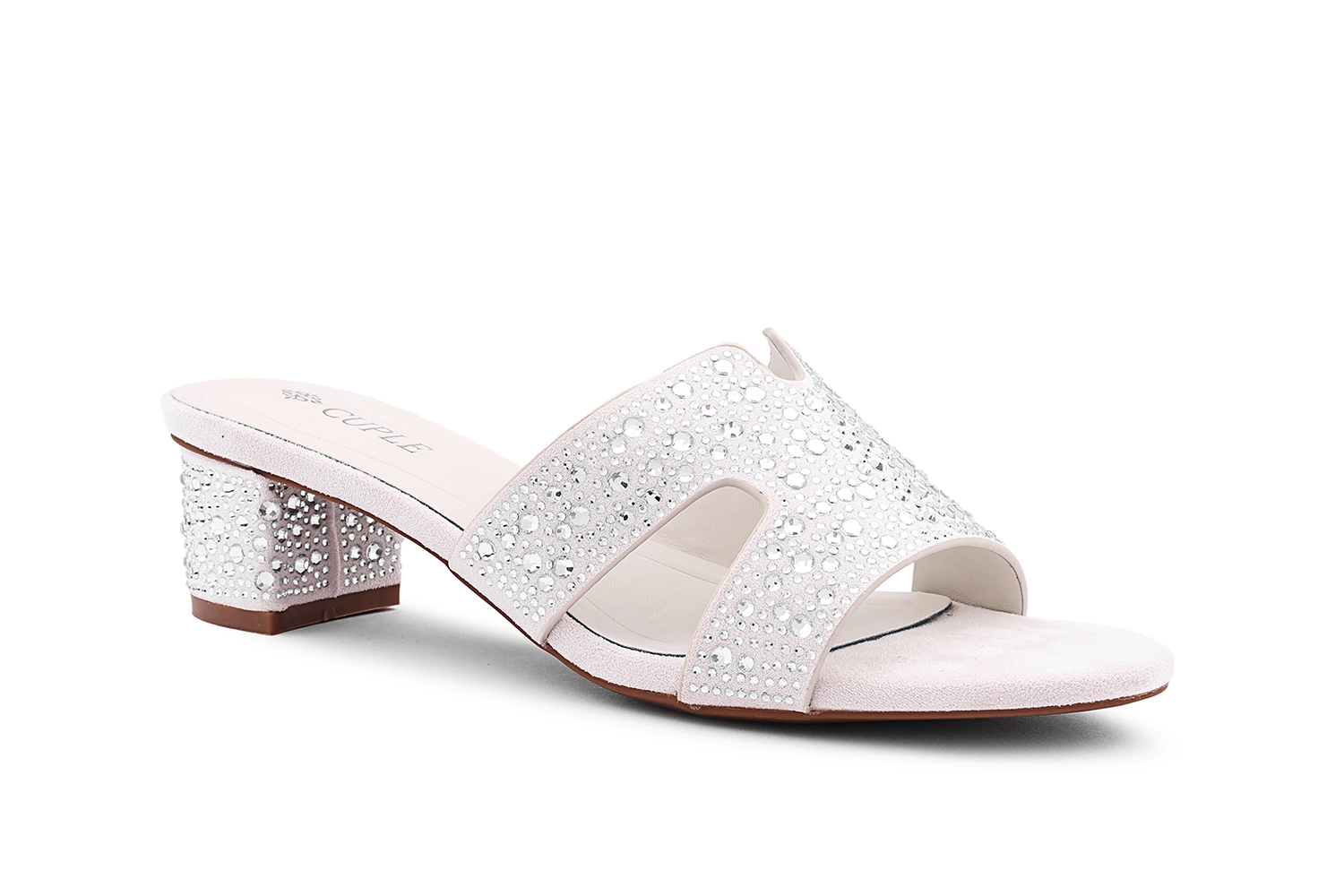 Cuple F1554-02 New Collection Heel Slipper | Women's Comfort Slippers - Image 2